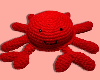 Crochet Crab Plushie