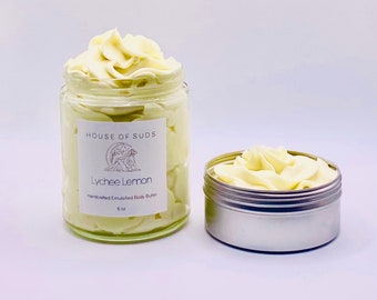 Emulsified Triple Butter Body Butter handcrafted with essential oils and phtalate free fragrance