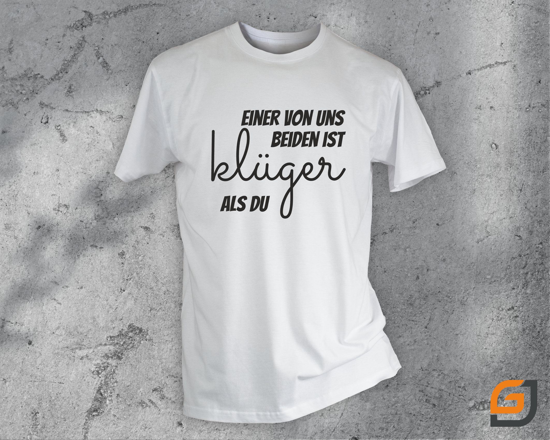 Einer Von Uns Beiden Ist Klüger Als Du www.etsy.com