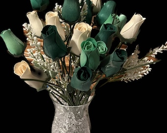 Wooden Rose Bouquet