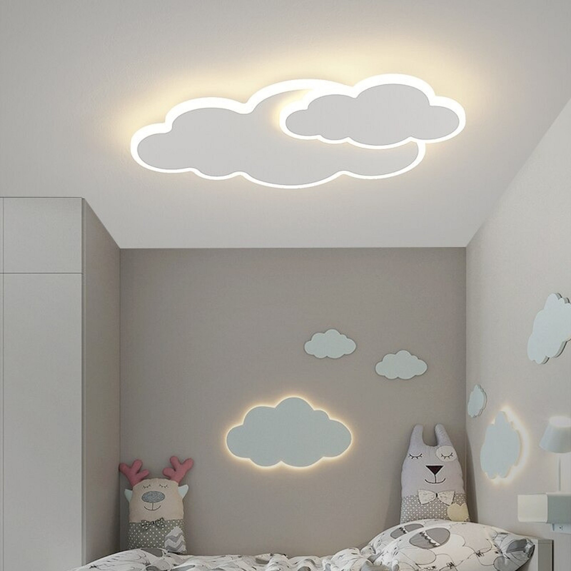 Clouds Ceiling Light for Room Boys Girls Children Bedroom Etsy UK