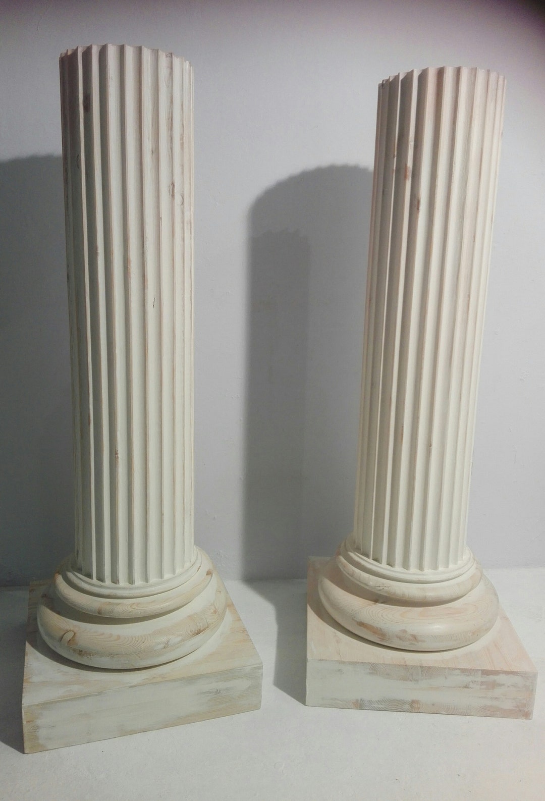 Column Pedestal in Classicist Style Painted. Couple . Etsy