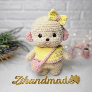 Puppy Crochet dog Plushie Beautiful gift Amigurumi
