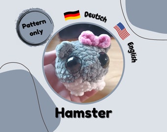 Instructions pour crochet, hamster, amigurumi