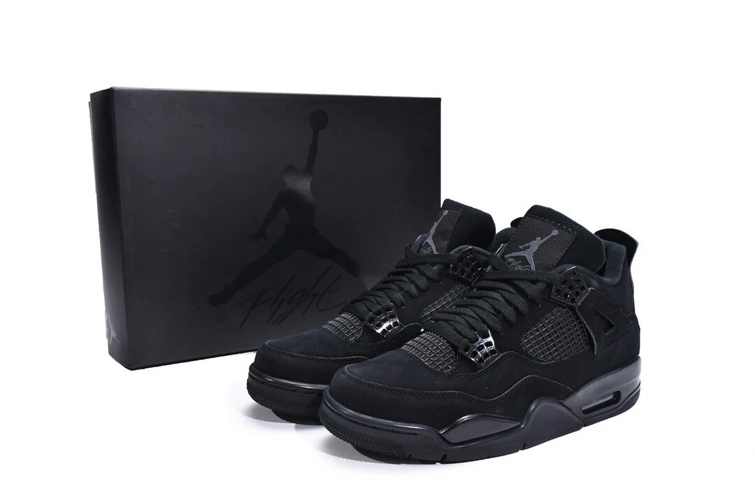 Custom Jordan 4 Black Cats Etsy UK