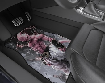 Anime Car Mats Set - Stylish Floor Mats for Car Lovers, Unique Auto Accessories, Gift for Anime Fans, Dragon Ball Z Themed Floor Mats