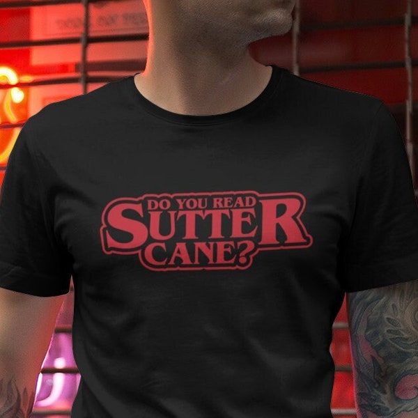 Nerd Filmzitat Do you read Sutter Cane ? T-Shirt - John Carpenter - Nerdy Kino Herrenshirt / Unisex - T Shirt - TShirt - Geschenk - Schwarz