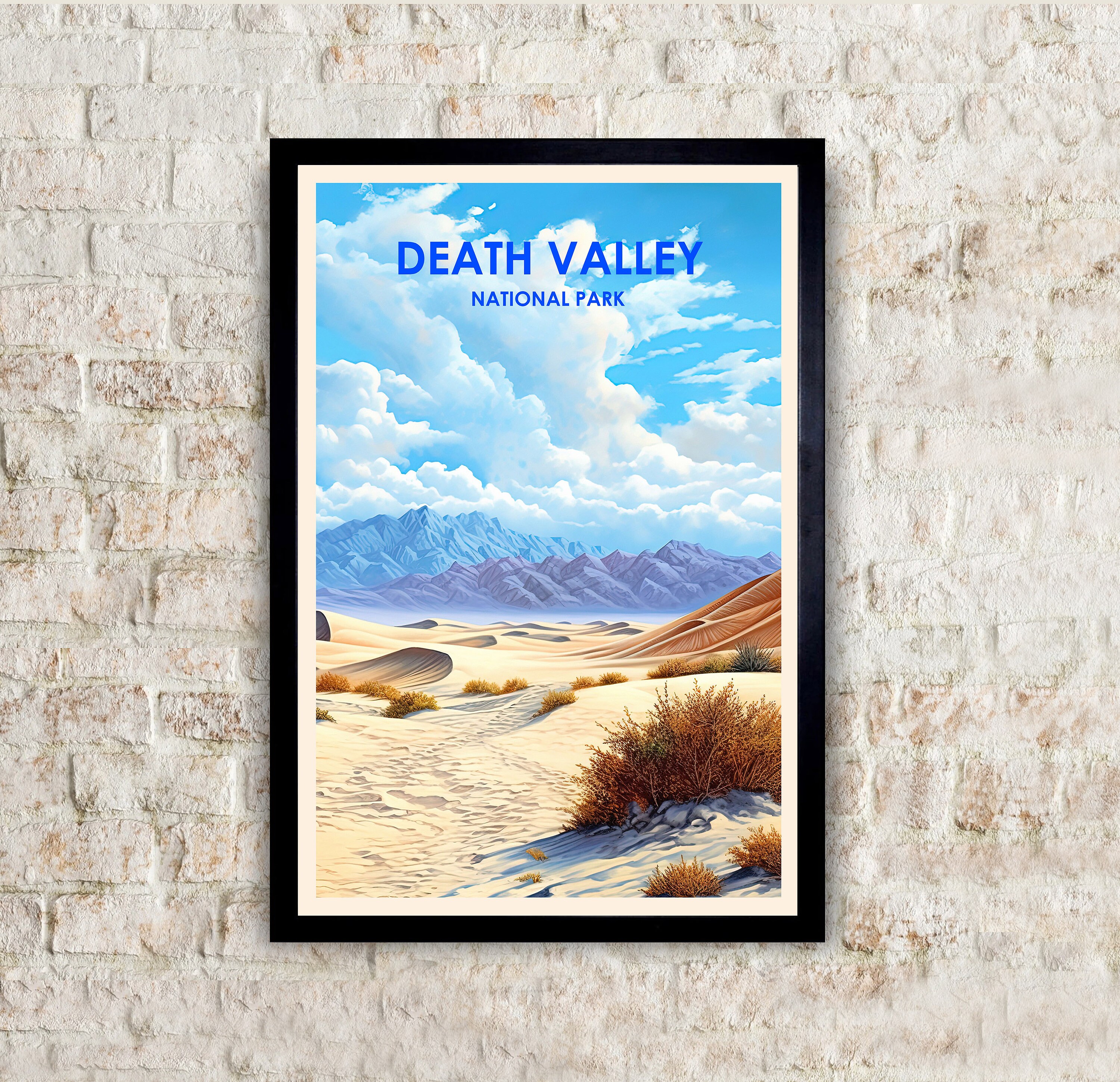 Death Valley National Park Poster Death Valley Poster Death - Etsy