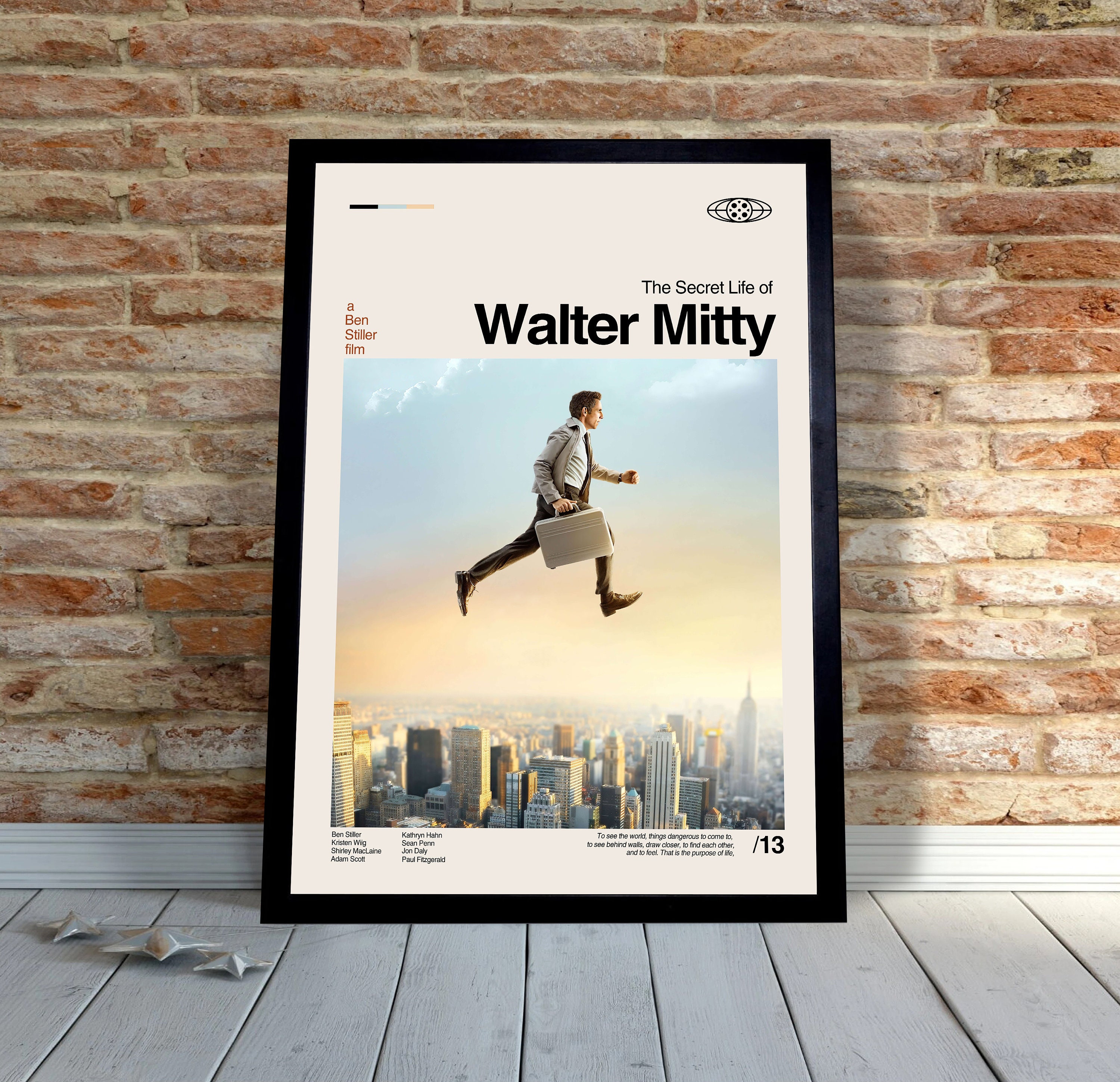 Poster Walter Mitty The Secret Life Of Walter Mitty Minimalistic Poster Walter Mitty The Secret Life Of Walter Mitty Minimalistic