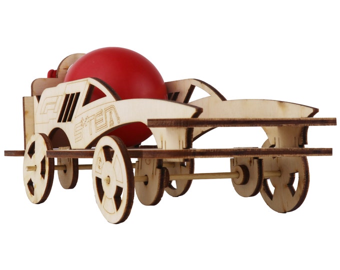 Coureur cool | Kits et jouets éducatifs en bois pour construction scientifique STEM - Cadeau personnalisé pour enfants, garçons et filles