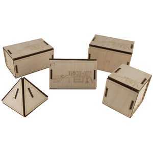 Science STEM Toys Wood Kit | Educational DIY Geometrical Shapes - Personalized  Gift for Kids, Boys and Girls