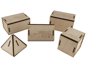 Science STEM Toys Wood Kit | Educational DIY Geometrical Shapes - Personalized  Gift for Kids, Boys and Girls
