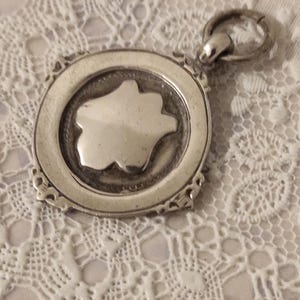 Vintage Fob, Solid Silver,Blank Cartouche. Makers Thomas Fattorini, 1932.