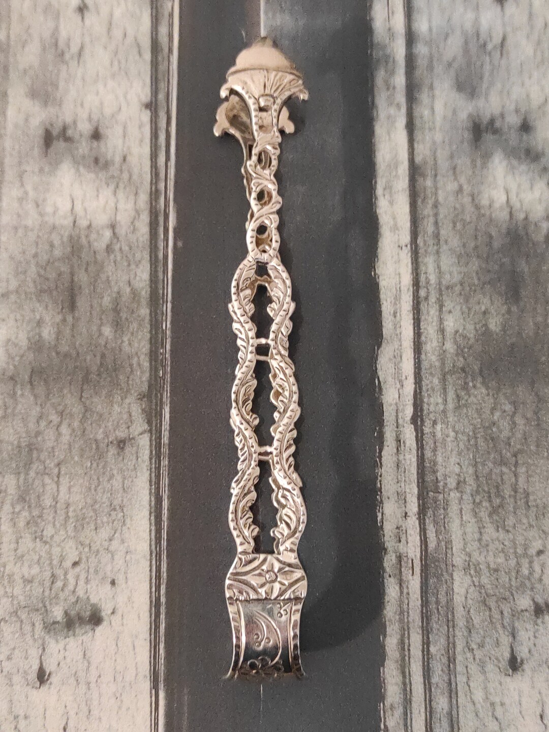 Silver Sugar Tongs. Engraved 1779 Etsy