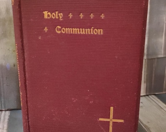 Antique Holy Communion Book.