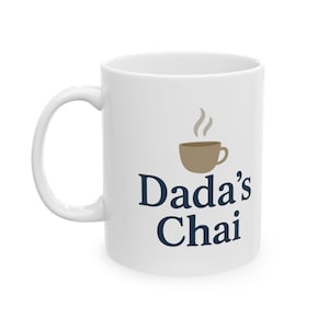 Taza de cerámica para abuelo paterno, regalo para el Día del Padre, para el Día del Padre, para el Día del Abuelo del Sur de Asia.