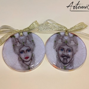 Sicilian Treasures: Resin Moorish Heads - Add Magic and Tradition to Your Christmas!