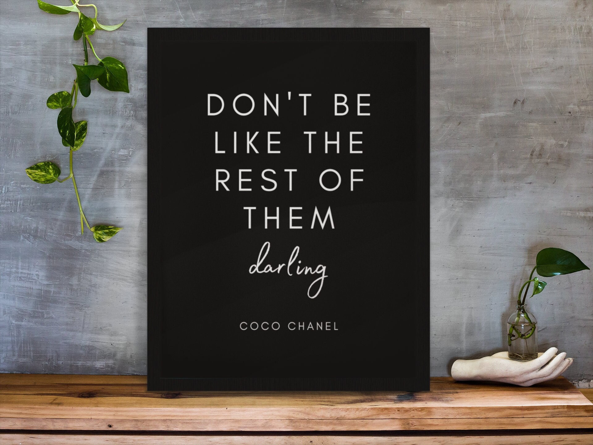 Coco Chanel Quotes Wall Art for Sale
