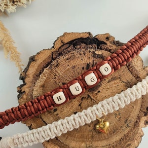 Macrame Personalized Cat & Dog Collar with Name, Costumize Pet Collar, Boho Pet Accessories, Animal Lovers, Gift for Pets