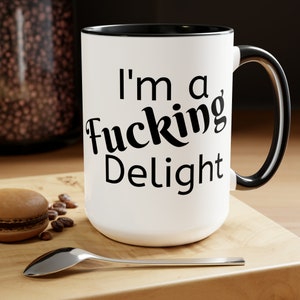 15 oz &quot;Delight&quot; Two-Tone Coffee Mugs