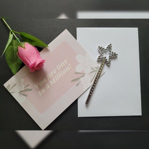 Carte Vous êtes un sur un million, Merci, Je pense à vous, Amour, Anniversaire, Mignonne, Vous êtes spécial, Vous êtes incroyable, carte