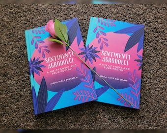 Livro de Poesia Sentimenti Agrodolci | Edição de Capa Dura Autografada
