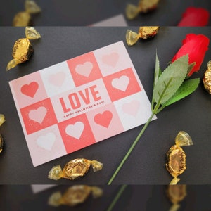 Tarjeta de "Te amo", San Valentín, Amor, Esposo, Esposa, Novio, Novia, Romántico, Amantes, San Valentín, Corazón, Te amo, Persona especial