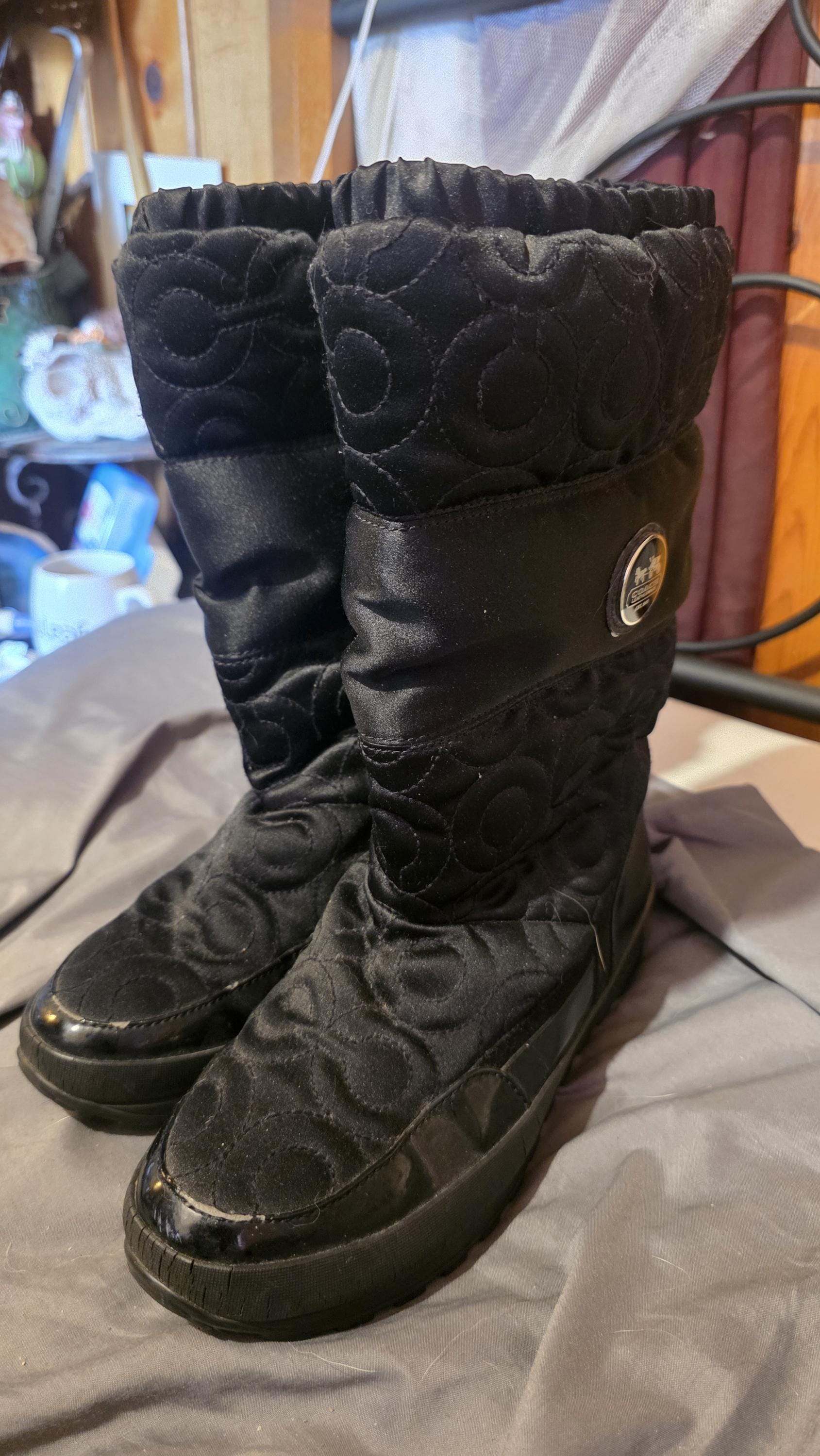 Coach Rain Boots - Etsy