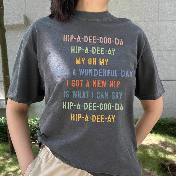 Hip Surgery Funny Shirt Hip Replacement Shirt, Broken Hip Gift, Hip Hip Hooray Shirts for Post Surgery, Hipster Shirt