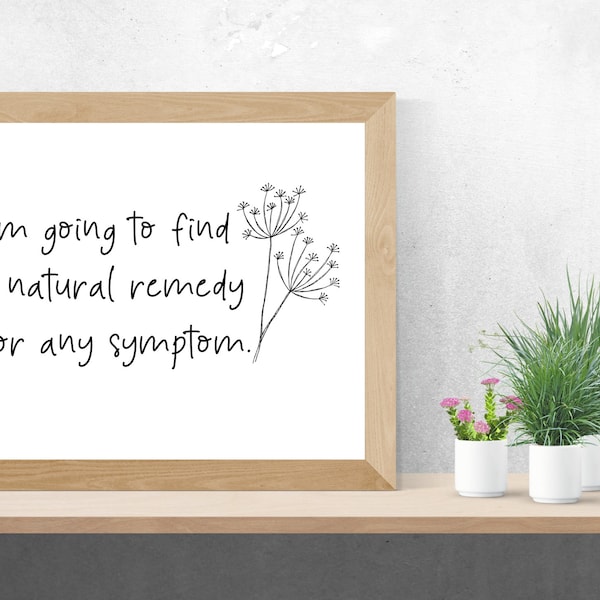 Natural Herbalist Quote Tshirt Decal PNG Design , Herbalist Holistic PNG gift, Herbal Remedy Tshirt Design Decal Vinyl - Herbal Gift Idea