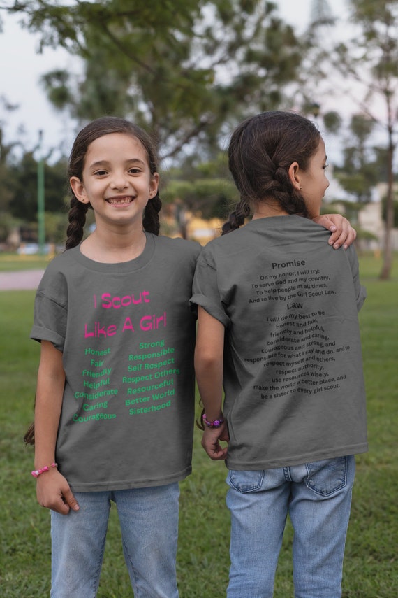 T Shirt Scout Abbigliamento Bambina Maglietta In Cotone Per