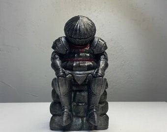 Figura Dark Souls, Figura Siegmeyer de Catarina, Regalo Videojuegos, Estatua coleccionable, Gran Calidad