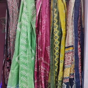 Hand Block Printed Cotton Sarong: Boho Beach Wrap