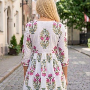 cotton top, floral top, summer top, boho top, ethnic wear, tunic top, kurta top, printed kurti, block print, indian wear, casual top, trendy kurti, ladies kurti, indo western, relaxed fit, cotton wear, daily outfit, festive wear, chic tunic, stylish top, gift women, soft cotton, flare kurti, modern kurti, traditional top,