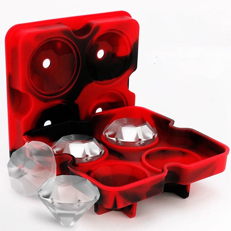 27-diamond Ice Mold Ice Tray Flexible Silicone Mold DIY Mold Handmade  Jewelry Mold Icing Mold Polymer Clay Resin Mold 