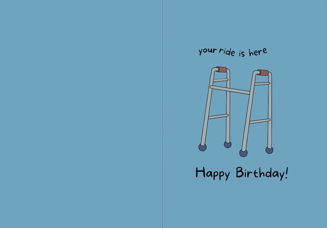 Funny Birthday Printable Card - Etsy