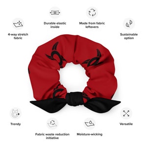 Tsukiko Collection Ninja Recycled Scrunchie
