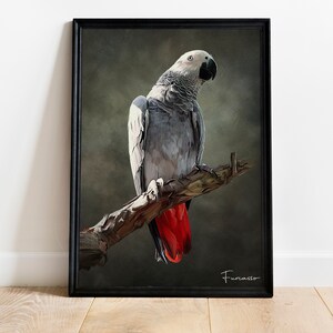 Custom Bird Portrait, Parrot Art, Bird Watercolor, Parrot Painting, Pet Painting, Pet Portrait, Custom Pet Portrait, Custom Oil Portrait
