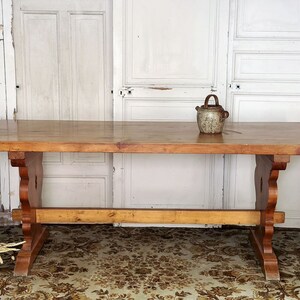 monastery table/farm table in solid oak