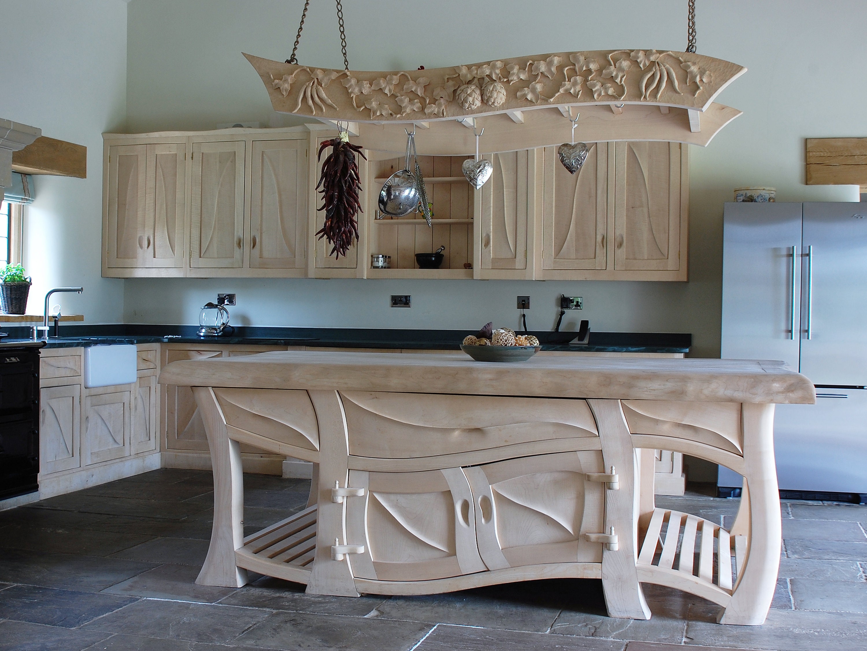 Handmade Sculptural Kitchen Island, Surreal Furniture, Quirky Furniture