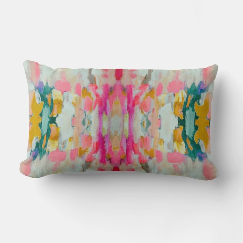 Boheme Ruffled Lumbar Pillow main image 1