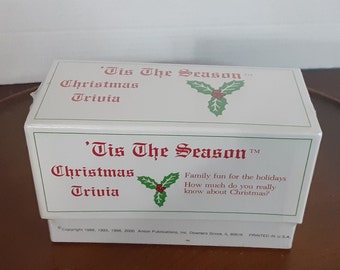 Vintage ‘Tis The Season ™ Christmas Trivia Game, Brand New in Unopened Box!