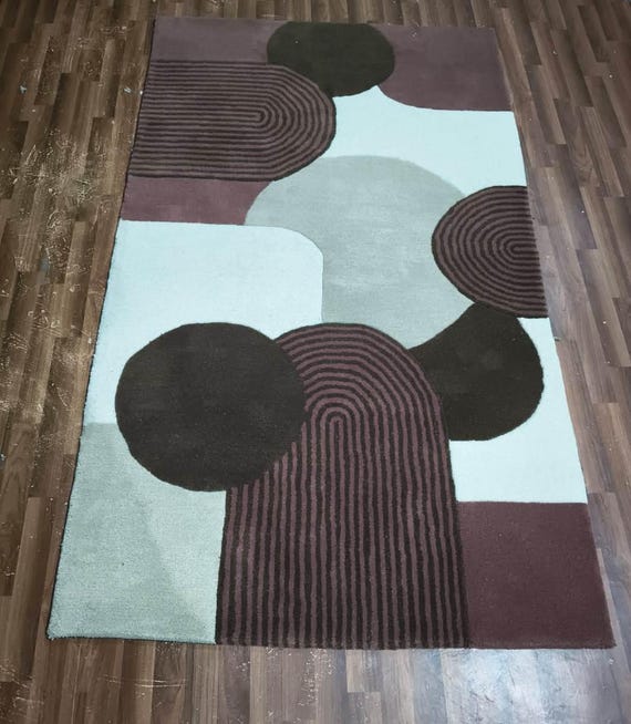 Soft Baby Play Rug, Modern Abstract Nursery Carpet