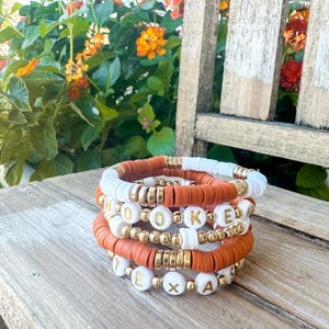 Texas Longhorn Bracelets, Texas Bracelet, Texas Longhorns, Texas Longhorns Jewelry, Game Day Accessories
