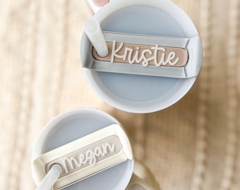 Stanley Name Plates, Stanley Name Plate, Stanley Cup Accessories, Stanley Cup, Personalized Name Tag for Stanley Lid