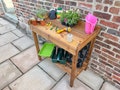 Charles Taylor Davenport Outdoor Garden Table - Potting/BBQ/Utility Table