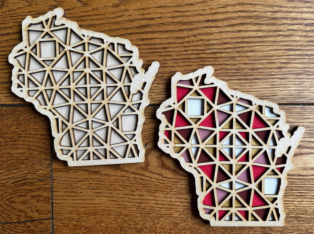 Barn Pattern Wisconsin, Wisconsin Laser Cut Digital Download, SVG, EPS ...