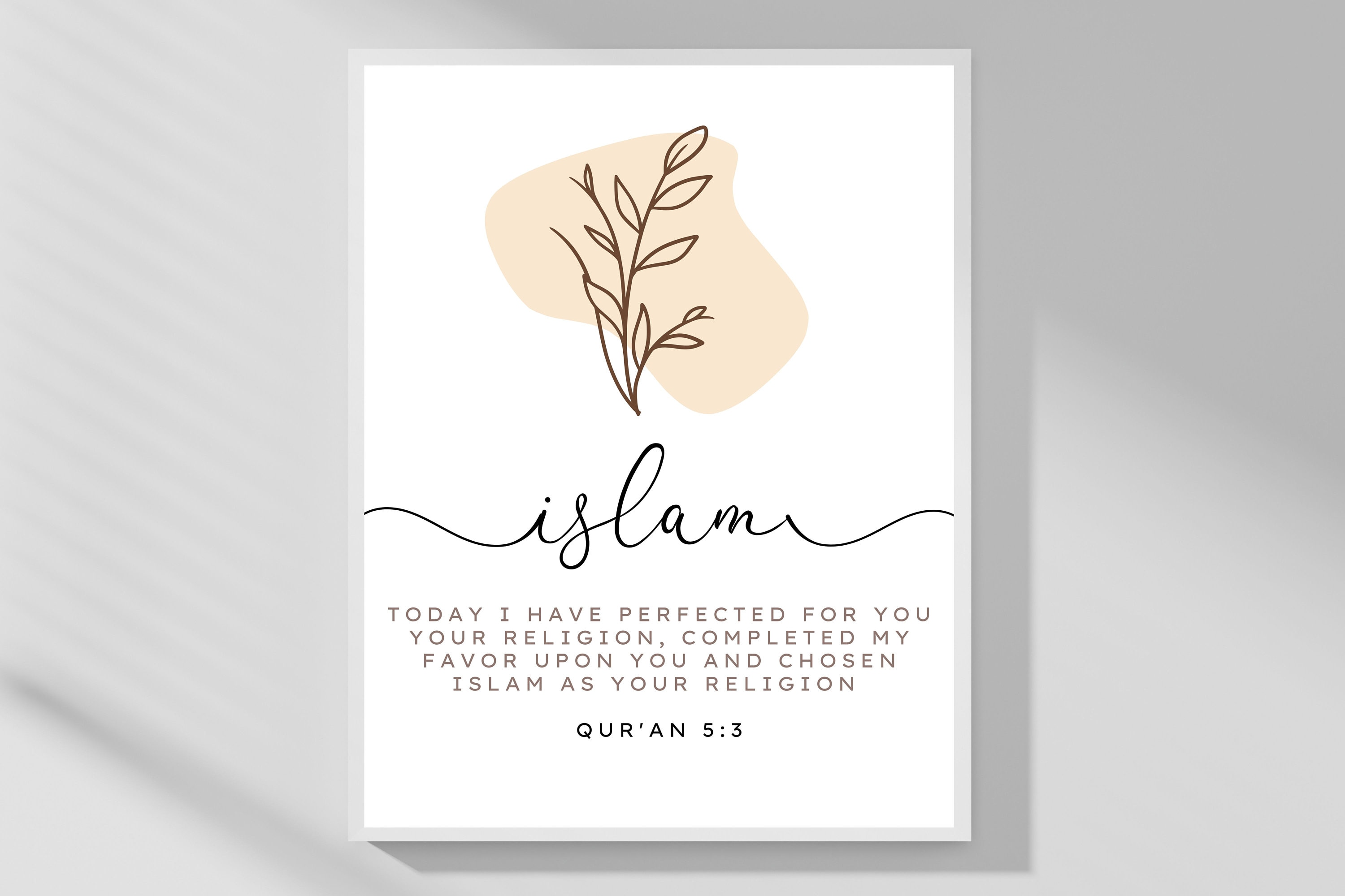 Citas del Corán Iman Islam Ihsan Conjunto de 3, Arte de pared imprimible  islámico, Verso del Corán, Arte de la pared de Hadith, Cita del profeta  Mahoma, Arte digital musulmán - Etsy México, image size:3000x2000