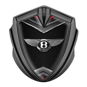 Bentley Metal Shield Emblem,3D Design Epoxy Resin Logo,High Quality Handmade Fender Decal,Metal Decal for Car Fender,Door, Glass