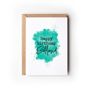 Carte d'anniversaire grossière drôle | Joyeux anniversaire Bellend